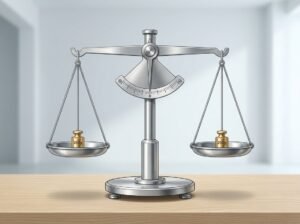 A modern weighing scale placed on a clean surface with a neutral background.